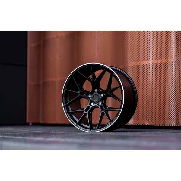 JR Wheels JR51 19x8,5 ET20-45 5H BLANK Satin Black w/ Machined Lip